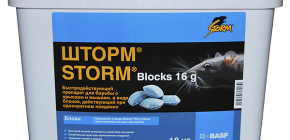 Jed pre potkany a myši Storm (výroba BASF) a recenzie na jeho použitie